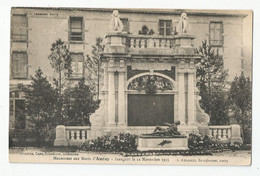 56 Morbihan Auray Le Monument Aux Morts Inauguré Le 11 Novembre 1925  Guillouet Entrepreneur Ed Lauzanne - Auray