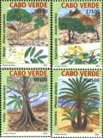 183441 MNH CABO VERDE 2004 ARBOLES - Cap Vert