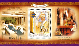 183904 MNH HUNGRIA 2005 EN MEMORIA DEL PAPA JUAN-PABLO II - Used Stamps