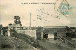 St Laurs * Les Mines De La Commune * Puits De St Laurent * Fosse Cheminée Carrière - Autres & Non Classés