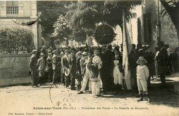 Arles Sur Tech * La Procession Des Saints * La Rodella De Montbollo * Fête Locale * Cachet Au Dos Hôpital Bénévole 1915 - Autres & Non Classés