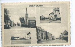 Sart Saint Laurent ( Fosses La Ville ) Carte Multivues ( TRES Rare ) - Fosses-la-Ville