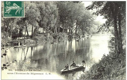 78-Poissy-(La Seine Sous L'avenue De Migneaux) - Poissy