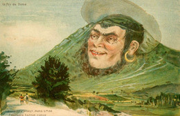 Jugendstil * Le Puy De Dome * CPA Illustrateur Art Nouveau Genre Mucha Kirchner Hansen Killinger * Montagne Humanisée - Avant 1900