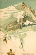 Jugendstil * Mont Blanc Chamonix CPA Illustrateur Art Nouveau Genre Mucha Kirchner Hansen Killinger * Montagne Humanisée - Avant 1900