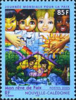185878 MNH NUEVA CALEDONIA 2005 DIA MUNDIAL DE LA PAZ - Usados
