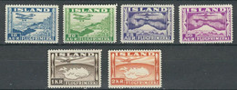 ISLANDE PA N° 15 à 20 ** - Airmail