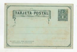 Chile Chili  Entier Postal Tarjeta 1 Colon Centavo Correos Porte Franco - Chile