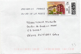 Timbre En Ligne Lettre Verte 20g Max (Rouen) Oblit Toshiba TSC 1000 25316A-01 Flamme Muette Du 04/05/19 - Printable Stamps (Montimbrenligne)