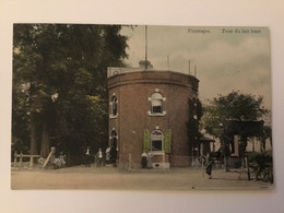 PÂTURAGES «  TOUR DU LAIT BURÉ 1910 » PANORAMA COULEUR,ANIMÉE . - Colfontaine