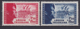 1942 - LEGION FRANCAISE - YVERT N°565/566 ** MNH - COTE = 25 EUR - Unused Stamps