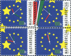 186918 MNH HUNGRIA 2004 ADHESION A LA UNION EUROPEA - Oblitérés