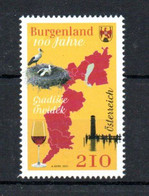 AUTRICHE - AUSTRIA - 2021 - BURGENLAND - 100 JAHRE - 100 YEARS - OENOLOGIE - OENOLOGY - VIN - WINE - WEIN - - Unused Stamps