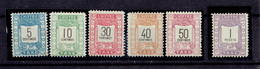 MAROC - MAZAGAN A MARRAKECH - TAXE N°69/70 - 72/75 - X - QUELQUES PETITS POINTS DE ROUILLE SUR 2 TP SINON TB - Poste Locali