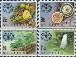 188156 MNH SAN KITTS 1995 50 ANIVERSARIO DE LA F.A.O - ACF - Aktion Gegen Den Hunger