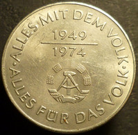 Germania Orientale - DDR - 10 Mark 1974 - 25° Anniversario Dello Stato - KM# 50 - 10 Mark