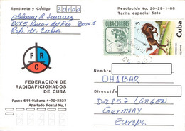 CUBA - LETTER 1993 > LANGEN/DE / 4-14 - Poste Aérienne