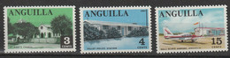 ANGUILLA - St-Mary's Church, Valley Police Station, Aéroport - MNH - Anguilla (1968-...)