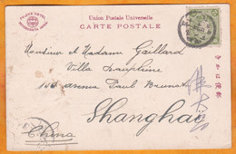 日本   -  Japon - 1908 - Carte Postale De Miyanoshita Vers Shanghai, Chine - Affrt 2 Sen - Brieven En Documenten