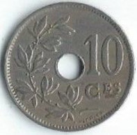 M977 - BELGIË - BELGIUM - 10 CENTIMES 1927 - FRANS - 10 Cent