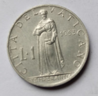 E-1 Lira 1953 Vaticano - Vatican