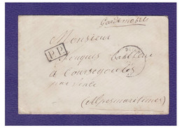 FRANCE -- GUERRE DE 70-- Lettre En Port Payé --Garde Mobile -- De DIJON Pour COURSEGOULES 06-- - War 1870