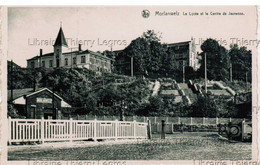 Cpa Morlanwelz Le Lycée Et Le Centre De Jeunesse  Gare Quai - Morlanwelz