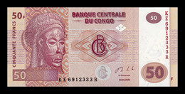 Congo República Democrática 50 Francs 2020 Pick 97c SC UNC - République Démocratique Du Congo & Zaïre