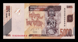 Congo República Democrática 5000 Francs 2013 Pick 102b SC UNC - Demokratische Republik Kongo & Zaire