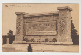 Wulpen  Koksijde   Monument De La IV Division     EERSTE WERELDOORLOG  (armée Française - IV Division) - Koksijde