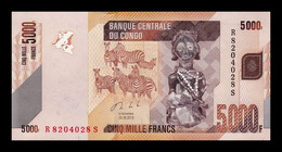 Congo República Democrática 5000 Francs 2013 Pick 102b Capicua SC UNC - République Démocratique Du Congo & Zaïre