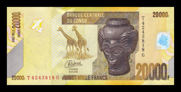 Congo República Democrática 20000 Francs 2022 Pick 104 New Date SC UNC - Demokratische Republik Kongo & Zaire