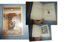 Lysistrata, Aristophane, Enseigne Pot Cassé, Exemplaire Hors Commerce "F", Pour Bibliophile  ; L12 - 1901-1940