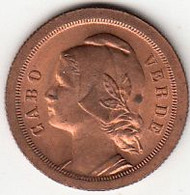 Cabo Verde, (25), 20 Centavos De Bronnze De 1930 Uncirculated, UNC - Capo Verde