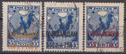 Russia Russland 1922 Mi 170a, 170b, 170d Used - Used Stamps