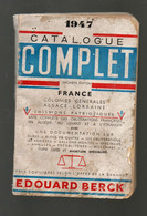 Catalogue Complet France 1947 Edouard Berck - Deuxième édition - 158 Pages - Francia