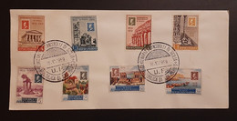 Francobolli San Marino Busta Francobolli Di Sicilia Annullo 1959 - Cartas & Documentos