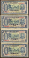 COLOMBIA. 4 X 1 Peso 1953. - Colombie