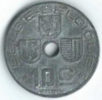 M987 - BELGIË - BELGIUM - 10 CENTIMES 1943 - 10 Cent