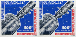 219043 MNH DAHOMEY 1975 COOPERACION ESPACIAL USA-URSS - Autres & Non Classés