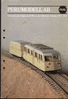 Catalogue PERL MODELL 1979/80 Svenska Järnvägsmodeller Och Tillbehör Skala 1:87 HO - En Suédois - Zonder Classificatie