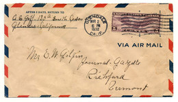 1932 Glendale, CA, Nach Richford, Vermont - 1921-40