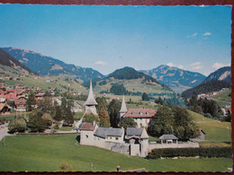 SUISSE - ROUGEMONT - L'Eglise Et Le Château. - Rougemont