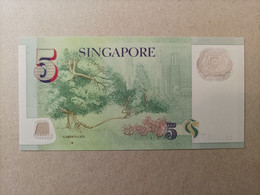 Billete De Singapur De 5 Dólares, Año 2005, UNC - Singapore