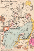 CPA Illustrateur La Creation Du Monde - 12- Rocking Chair - Dieu Fume Sa Bouffarde Pipe - Laclau Editeur - Humour - - Unclassified