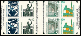 BRD MiNr. MH 27 (1531-1534) ** Sehenswürdigkeiten (IX), Marken-Set, -heft, Sk - 1971-2000