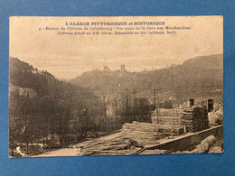 Lutzelbourg Ruines Du Château Vue Prise De La Gare Aux Marchandises Près De Phalsbourg Saverne - Sarrebourg