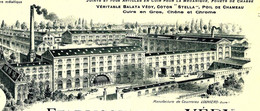 1932 ETS VEDY MANUFACTURE DE COURROIES à Louviers (Eure) ENSEIGNE DES 3 USINES Pour Adadie Papiers Paris B.E.V.SCANS - 1900 – 1949