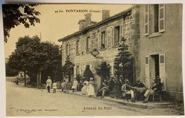 PONTARION(Creuse). —Avenue Du Pont - Pontarion