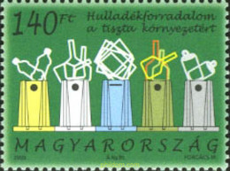 198005 MNH HUNGRIA 2005 CAMPAÑA PARA CLASIFICAR LA BASURA DE LA CASA - Gebruikt